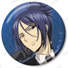 【中古】バッジ・ビンズ 六道骸(10年後) 「家庭教師ヒットマンREBORN! 描き下ろし 玉座ver. トレーディングメタリック缶バッジ」