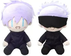 【中古】ぬいぐるみ 全2種セット BIGぬいぐるみ五条悟 ～ゆる顔ver.～ 「呪術廻戦」 セガ限定