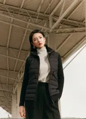 90 ) GEOSPIRIT ジオスピリット レディース グース ニットダウン