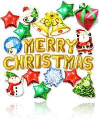 (Radiant Party) クリスマス飾り付け バルーン セット 大容量 28ピース