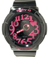 カシオ 腕時計 ネオンダイアル Baby-G BGA-130-1BJF クオーツ ブラック レディース CASIO