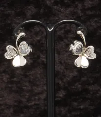 フォリフォリ ピアス SV925 クローバーモチーフ レディース Folli Follie