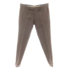 【中古】ジェルマーノ GERMANO ストレッチウール ドレススラックスパンツ ブラウン系【サイズ48】【メンズ】のサムネイル