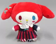 【中古】ぬいぐるみ マイメロディ(B/おちょぼ口) ナイトサーカスぬいぐるみ～マイメロディ・クロミ～＜シール付き＞ 「マイメロディ・クロミ」