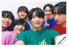 【中古】生写真(ジャニーズ) 7 MEN 侍・少年忍者/本高克樹・ウ゛ァサイェガ渉・川崎皇輝・小田将聖・稲葉通陽・川崎星輝/横型・バストアップ/「ALL Johnnys’ Jr. 2023 わっしょいCAMP! in Dome」セルフィー/公式生写真