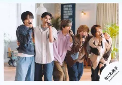 【中古】生写真(STARTO) なにわ男子/集合(5人)/横型・膝上/シングル「コイスルヒカリ」MV＆ジャケ写オフショット/公式生写真