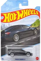 【中古】ミニカー 1/64 テスラ モデル3 「Hot Wheels テーマオートモーティブ」 [HDH14]のサムネイル