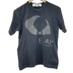 PLAY COMMEdesGARCONS(プレイコムデギャルソン) 半袖Tシャツ サイズM レディース - 黒 クルーネック