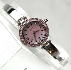 ジバンシイ GIVENCHY シェル文字盤 バングルウォッチ 腕時計 H358 