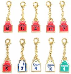 [중고] 키홀더 마스코트(캐릭터) 전 10종 세트 [SLAM DUNK-슬램덩크- 명대사 매력] 창간 50주년 기념 주간소년 점프전 VOL.2 상품