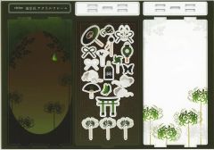 ブルー フクヤ アクリルフレーム リボン ハート エンゲージ アリス