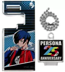 【中古】雑貨 主人公(ペルソナ3 男) 「ペルソナ 25周年 コラボレーションカフェ powered by Animax Cafe+ トレーディングスマホスタンドキーホルダー」