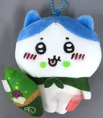 【中古】キーホルダー ハチワレ(抹茶ソフト) ぬいぐるみキーチェーン 「ちいかわ なんか小さくてかわいいやつ」 京都限定
