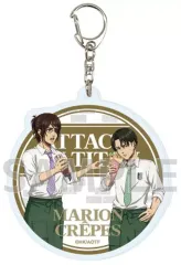 【中古】キーホルダー ハンジ＆リヴァイ 「進撃の巨人 The Final Season アクリルキーホルダー 01.描き下ろしイラスト」