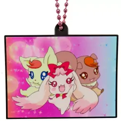 【中古】キーホルダー ココ＆ナッツ＆ミルク 名場面ラバーチャーム 「一番くじ プリキュア ～Forever Hearts!～」 H賞