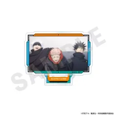 【中古】アクリルスタンド・アクリルパネル 虎杖悠仁＆伏黒恵＆五条悟 「呪術廻戦 トレーディングシーンアクリルスタンド」