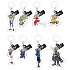 【中古】ストラップ 全8種セット 「デジモンビートブレイク ふらっとめじるしアクセサリー」