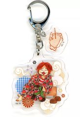 [중고]키 홀더 다리 [귀등의 냉철 in eeo Store 이케부쿠로 본점 파트 첨부 아크릴 키 홀더 01/(공식 일러스트)]