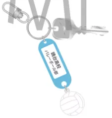 【中古】キーホルダー 鴎台 「ハイキュー!! トレーディング高校名付き鍵チャームキーホルダー/第2弾」
