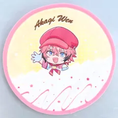 【中古】タオル・手ぬぐい 赤城ウェン ハンカチ 「バーチャルYouTuber にじさんじ Oriens×マリオンクレープ」