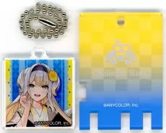 【中古】キーホルダー 栞葉るり(等身) 「バーチャルYouTuber にじさんじ×極楽湯・RAKU SPA ととのうにじさんじ 第三弾 トレーディング銭湯錠風キーホルダー」