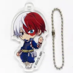 【中古】キーホルダー 轟焦凍 アクリルチャーム 「僕のヒーローアカデミア×GiGOキャンペーン」 対象メニュー注文特典