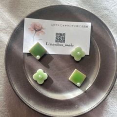 ≪138 カフェモカ≫レジンピアス 400円 - メルカリ