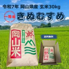 特A】令和7年産 岡山県産 きぬむすめ 玄米30kg - メルカリ