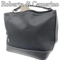 ★【美品】ロベルタディカメリーノ　アクセサリーポーチ ナイロン　黒