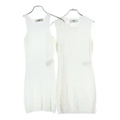 FENDI (フェンディ) Knit Dress FFロゴ ニットドレス ワンピース  