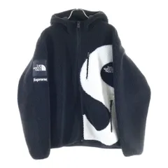 SUPREME (シュプリーム) 20AW ×THE NORTH FACE S Logo Hooded Fleece Jacket ザノースフェイス Sロゴ フリース ジャケット ブラック NT620041