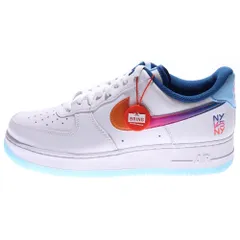 NIKE (ナイキ) Air Force 1 07 PRM NYvsNY HF4833-100 ナイキ エアフォース 1 '07 プレミアム ローカットスニーカー US10/28.0cm ブルー/ホワイト
