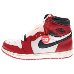 NIKE (ナイキ) AIR JORDAN 1 HIGH OG CHICAGO LOST & FOUND エアジョーダン1ハイロストアンドファウンド ハイカットスニーカー ホワイト/レッド US8.5/26.5cm DZ5485-612