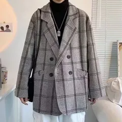 【メンズ】厚手 防風 冬用コート スタンドカラー シングルブレスト ミドル丈 グレー 高ストレッチ素材 ルーズフィット エレガントデザイン ボタン留め 無地 カジュアル＆フォーマル兼用 アウター