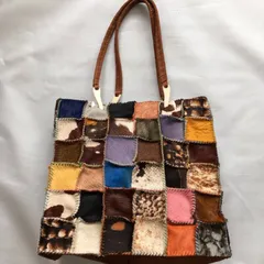 極美品　 JAMIN PUECH（ジャマンピュエッシュ）パッチワーク 　バッグ