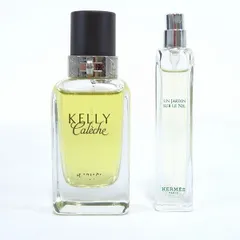 #ape エルメス HERMES 香水 2個 セット カレーシュ 50ml ナイルの庭 15ml フレグランス EDT 沖縄・離島発送不可 [964365] k01