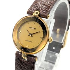 RADO FLORENCE 153.3678.2 Watch quartz Ladies Gold Round Y2K 00S