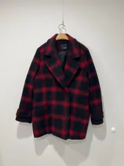 MIXXO ミッソ チェック ダブルハーフコート