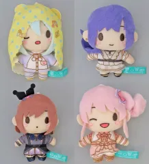 【中古】キーホルダー 全4種セット ふわぷち マスコット“25時、ナイトコードで。”(EX) 「プロジェクトセカイ カラフルステージ! feat. 初音ミク×サンリオキャラクターズ」