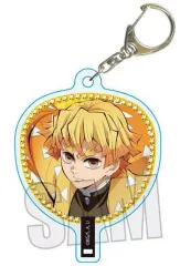 【中古】キーホルダー 我妻善逸(無限城編ver.) うちわ風キーホルダー 「鬼滅の刃」