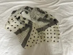 ピエール カルダン ドット シルク スカーフ