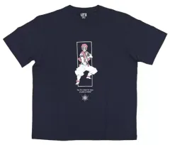 【中古】衣類 猗窩座 UT(グラフィックTシャツ) ネイビー Lサイズ 「鬼滅の刃×ユニクロ 第1弾」