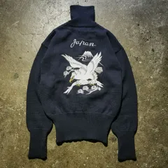eYe JUNYA WATANABE MAN 25aw x Miller Rayner CUSTOMIZE SUKA KNIT EAGLE L ジュンヤワタナベマン ミラーレイナー スカ刺繍 ニット 鷹富士 2025aw AD2025 WP-N902のサムネイル