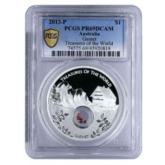 メキシコ 1オンザ・リベルタッド 独立の天使 KM-639 MS 66 PCGS 銀貨