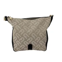 フルラ FURLA 2WAY アテナ ホーボー キャンバス×レザー コンビ レディース 表記無 