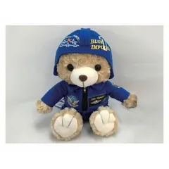 A・C・ADVANCE ヘルメットブルーインパルスベアぬいぐるみ 350mm BEAR013 縫いぐるみ キャラクター かわいい ふわふわ ドール 子供 キッズ プレゼント 贈り物 おもちゃ 玩具