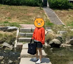 LINENNE スウェットシャツ (オレンジ/ブルー) 2枚 まとめ売り