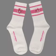 【中古】ソックス モモ ソックス MOVELY×マイメロディ ホワイト 25-27cm 「TWICE LOVELYS×SANRIO CHARACTERS」