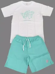 【中古】衣料雑貨 ミナ セットアップ MIVELY×クロミ ホワイト×ミントグリーン Lサイズ 「TWICE LOVELYS×SANRIO CHARACTERS」