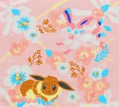 【中古】タオル・手ぬぐい(キャラクター) イーブイ＆ニンフィア(ねそべり) ハンドタオル 「一番くじ Pokemon EIEVUI＆FLOWERS」 F賞